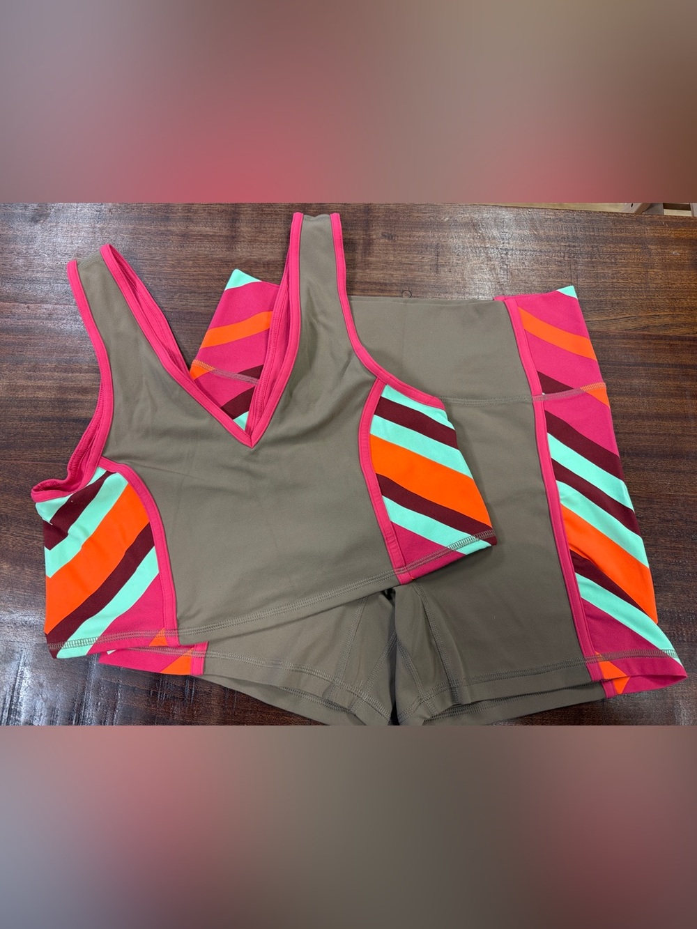FP Movement Never Better Crop tank + shorts set